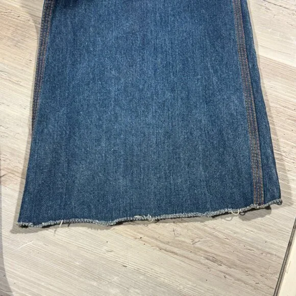 Rare VTG Men 35x31.5 St. Leger Bullitt Blue Jeans w/ Elephant Flare Bell Bottoms